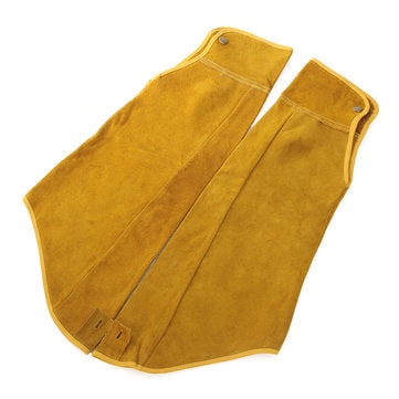 Long Split Cowhide Leather Welding Sleeves Mig Tig Arc Protective Heat Safety Arm