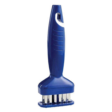 Mini Meat Tenderizer Spring-loaded Meat Tenderizer Meat Chopper w/ 12 Sharp Stainl... (COLOR1: BLUE)
