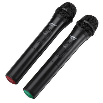 UHF USB 3.5mm 6.35mm Wireless Microphone Megaphone  Mic with Receiver for Karaoke Speech Loudspeaker