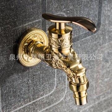 Zinc Alloy Antique Bronze Finish Faucet Water Tap Basin Taps