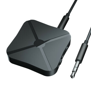 KN319 Bluetooth 5.0 Audio Receiver Transmitter 2 IN 1 3.5mm 3.5 AUX Jack RCA Ster... (COLOR.: BLACK)