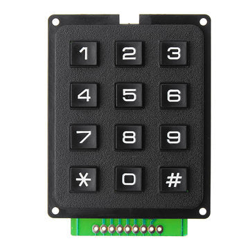 5pcs 12 Key MCU Membrane Switch Keypad 4 x 3 Matrix Array Matrix Keyboard Module Geekcreit for Ardui