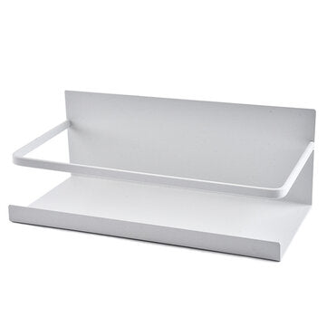 Yangcheng G37029 Refrigerator Storage Shelf Side Magnetic Hanger Punch-free for K... (COLOR1: WHITE)