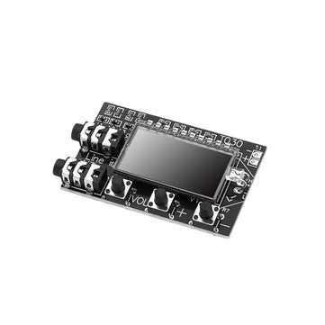 Digital LCD Dual Channel FM Stereo Transmitter Wireless Audio Transmission Module Frequency 76MHz-10