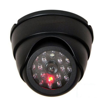 Bakeey 27LED Light Dummy Dome Security CCTV IP Camera with IR LED Flashing Light ... (COLOR.: WHITE)