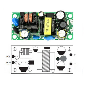 YS-U5S AC to DC 5V 1A Switching Power Supply Module AC to DC Converter 5W Regulated Power Supply