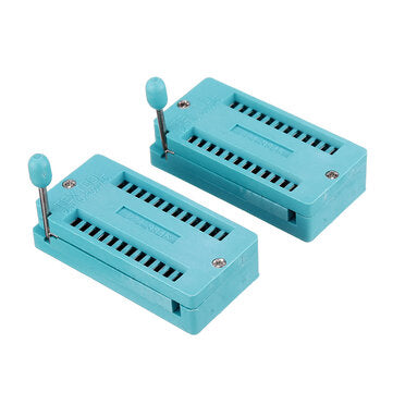 6pcs IC Lock Seat Zif Socket Test Universal zif Sockets 24Pin Wide