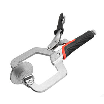 Woodworking 2 Inch C-clamp Face Clamp Locking Plier with Larger Flat Swivel Pads