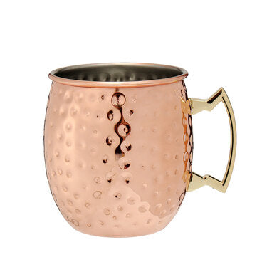 530ml 18oz Coffee Mug Cocktail Copper Cup Cup Drinking Hammered Copper Brass Steel Cup