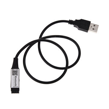 LUSTREON 45CM Max 45W USB Mini 4Pins LED RGB bluetooth Strip Light APP Controller DC5V