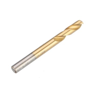 Drillpro 7pcs 3-12mm Spot Drill 120 Degree Titanium M42 Cobalt Chamfer Drill Location Center Bit Gui