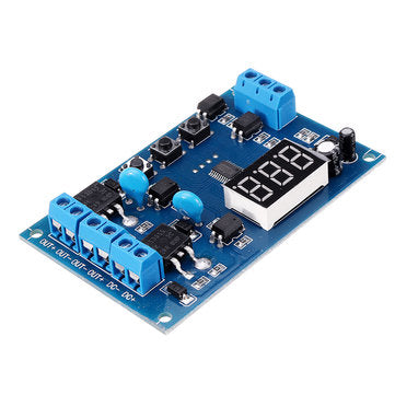 YYD-4 Double MOS Timer Relay Module 2 Channel Cycle Delay Timing Relay for Control Solenoid Valve Wa