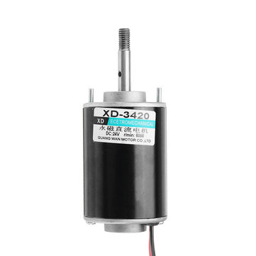 Machifit 3420 Motor 24V 6000rpm Permanent Magnet Motor DC Motor for DIY Generator