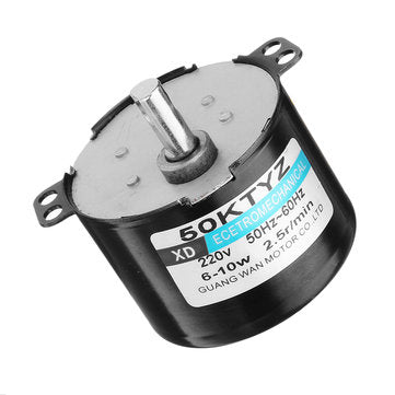 Machifit 50KTYZ 220V 2.5rpm Synchronous Motor 10W Permanent Magnet Motor