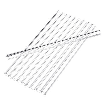 10Pcs Length 150mm OD 7mm 1mm Thick Wall Borosilicate Glass Blowing Tube Lab Tubes