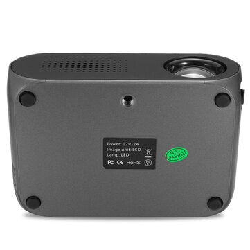 YG320 TFT LCD Projector HD 1080P LED Projector Multiple Ports Built-in Speaker Portable Smart Home T