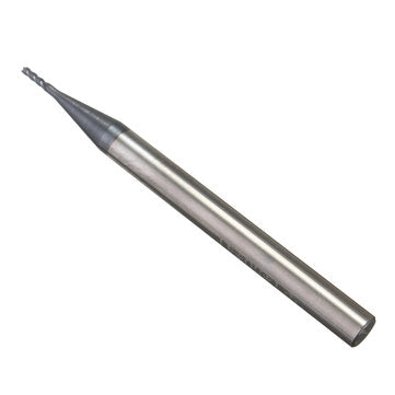Drillpro 5pcs 1mm 4 Flutes End Mill Cutter Tungsten Carbide Milling Cutter CNC Tool
