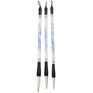 3pcs Writing Brush Excellent Quality Chinese Calligraphy Brushes Pen For Woolen And Weasel Hair Writ