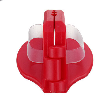 Drillpro Red Magnetic Safety Nailer ABS Finger Nailer Protect Your Fingers for Hammering Nail