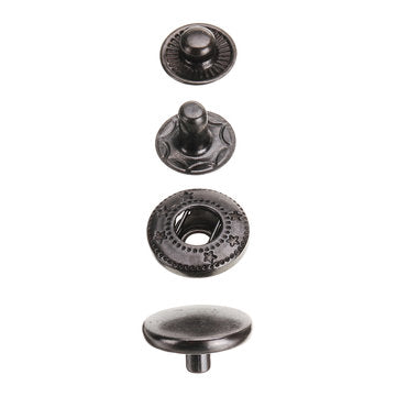 12.5MM Metal Press Stud Snap Button Popper Fasteners for Leather Clothes Repair