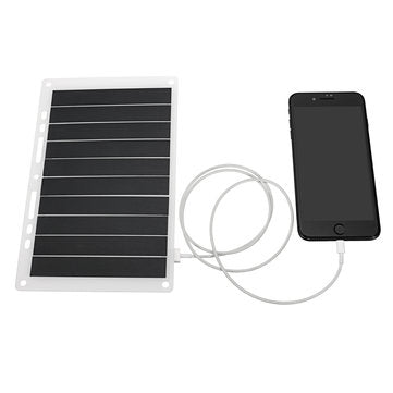 Ultra-thin 5V 10W 1.2A Monocrystalline Portable USB Solar Charging Board Solar Panel For Outdoor Mob