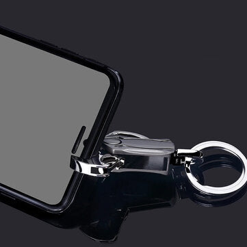 Metal Keychain Metal Alloy Buckle Waist Car Key Chain Key Chain Bottle Opener for Man Ornament