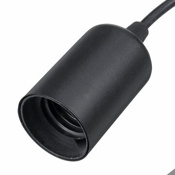 E27 Industrial Small Lampholder Bulb Adapter 1M Length for Pendant Light Chandelier Lamp