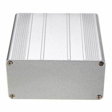Silver Electronic Aluminum Enclosure Box DIY Electronic Project PCB Instrument Box Waterproof Instru