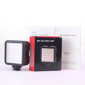 Ulanzi W49 LED Pocket on Camera LED Video Light Photography Light for Gopro DJI Osmo Pocket DSLR Cam