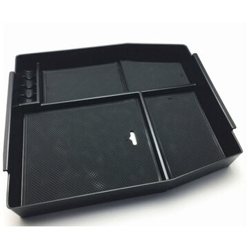 Black Interior Armrest Storage Box Holder For Ford F150 F-150 2015 2016 2017