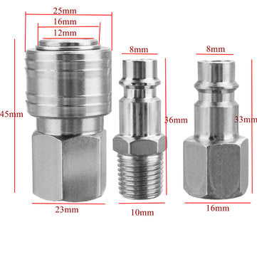 1/4 EURO Air BSP Hose Compressor Tail Airline Fitting Quick Connector Release
