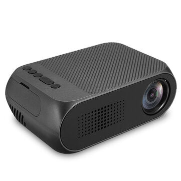 YG320 TFT LCD Projector HD 1080P LED Projector Multiple Ports Built-in Speaker Portable Smart Home T