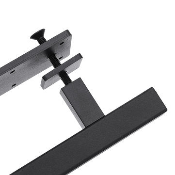 12 Inch Rustic Barn Door Handle for Sliding Door Barn Door Hardware Black Door Pull Plate Antique Lo