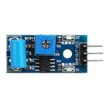 LM393 Mini Tilt Angle Sensor Module Tilt Sensing Probe Intelligent Car Accessories