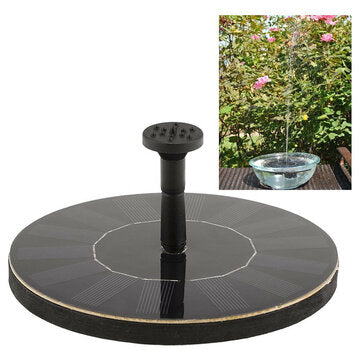 Mini Solar Power Water Fountain Garden Pool Pond Outdoor Solar Panel Bird Bath Floating Water Founta