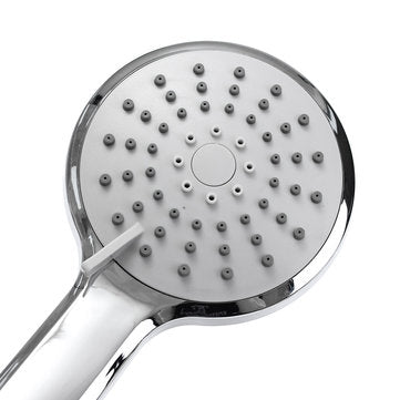 Modern Style Wall Mount Chrome Bathroom Faucet Hot Cold Mixer Tap + Shower Head