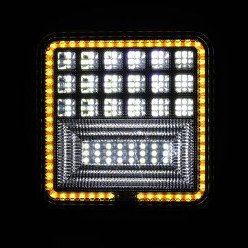 Universal Car LED Work Light Vehicle Spotlight Lamp Square 200W 6000K 8000LM Waterproof For Off-r