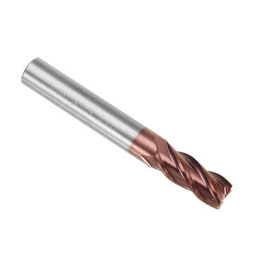 Drillpro 10mm HRC55 AlTiN Coating 4 Flutes End Mill Cutter Tungsten Carbide End Mill Cutter CNC Tool
