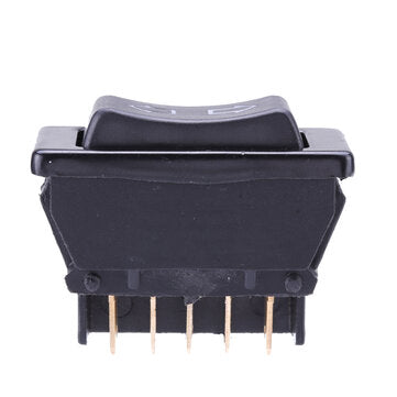 Universal DPDT Car Power Window Rocker Switch 5 Pins DC 12V 20A Black Plastic