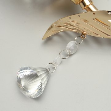 E27 Modern Crystal Wall Light Living Room Corridor Balcony Lamp 220V