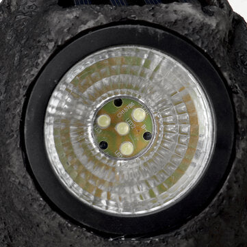 Solar Powered LED Rock Light Waterproof Stone Spot Lamp Garden Spotlight Outdoor Lighting