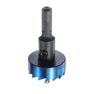 Drillpro 5Pcs 16-30mm HSS Blue Nano Coating Tooth Hole Saw Cutter Drill Bit Set for Metal Sheet