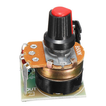 3Pcs 220V 500W Dimming Regulator Temperature Control Speed Governor Stepless Variable Speed BT136 Sp