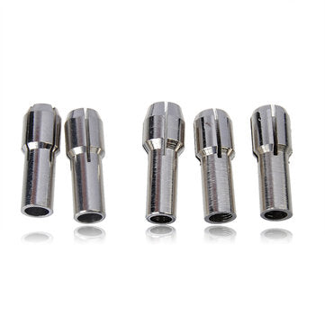 5pcs DREMEL Chucks 1mm/1.5mm/2.35mm/3mm/3.17mm Fits Dremel Rotary Tool