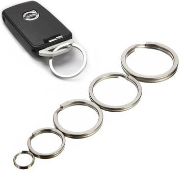 Gear Titanium Ti Key Chain Key Ring Split Ring 4-12inch 10mm 18mm 25mm 28mm 32mm (SIZE: 18MM)