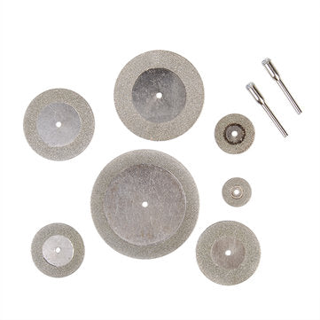 7 Pcs Diamond Grinding Slice Dremel Cutting Discs for Rotary tools