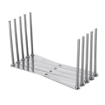 Stainless Steel Kitchen Storage Rack Adjustable Retractable Kitchen Pan Pot Organizer