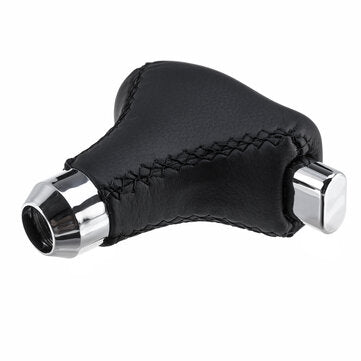 Universal Black PU Leather Automatic Transmission Gear Shift Knob For Honda