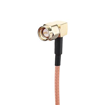 3Pcs 50CM SMA cable SMA Male Right Angle to SMA Female RF Coax Pigtail Cable Wire RG316 Connector Ad