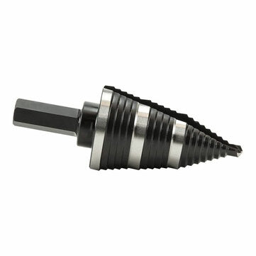 Drillpro 7/8 To 1-3/8 Inch 6542 Titanium Coated Step Drill Bit Faster Drilling Professional Drill Bi